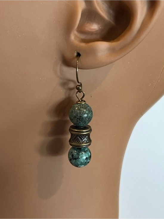 shellymic jewelry Jewelry - African Turquoise Earrings